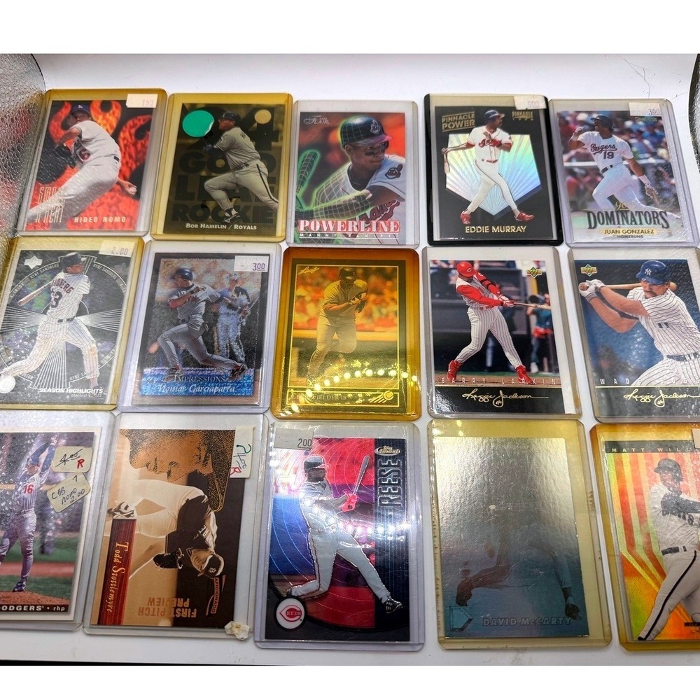 LOT 2 15-Card 90s Baseball Insert Lot HOF Ryne Sandberg Murray Nomo Garciaparra